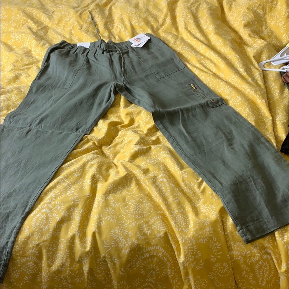 Ellen Tracy Linen Pants